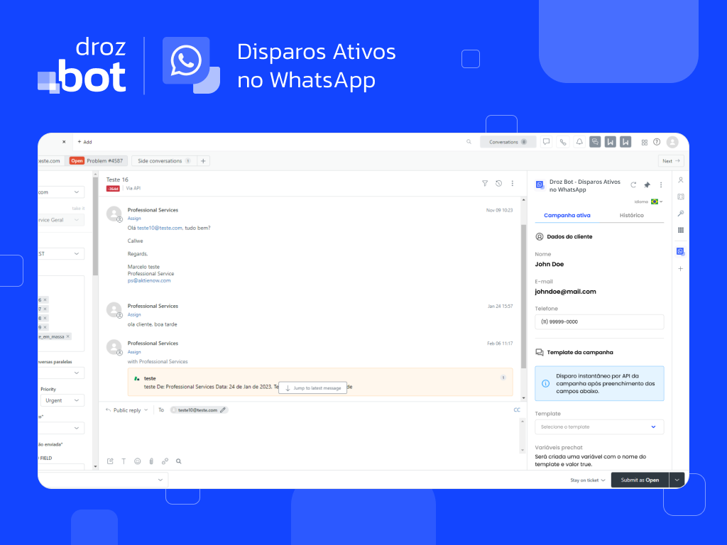 Droz WhatsApp screenshot 1